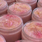 Behind the scenes line up of the empress divine yoni scrub in their 8oz jars